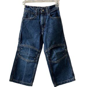 Levi's Vintage Kids Unisex Med. Blue Wash Red Tag Big Pocket Denim Jeans Size 6
